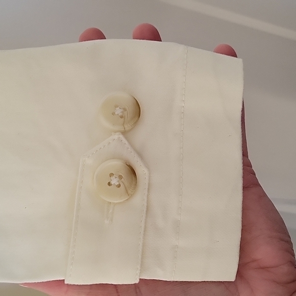 NWT Daily/Ritual Stretch Twill Trench Coat-Sweet Corn - Picture 8 of 14